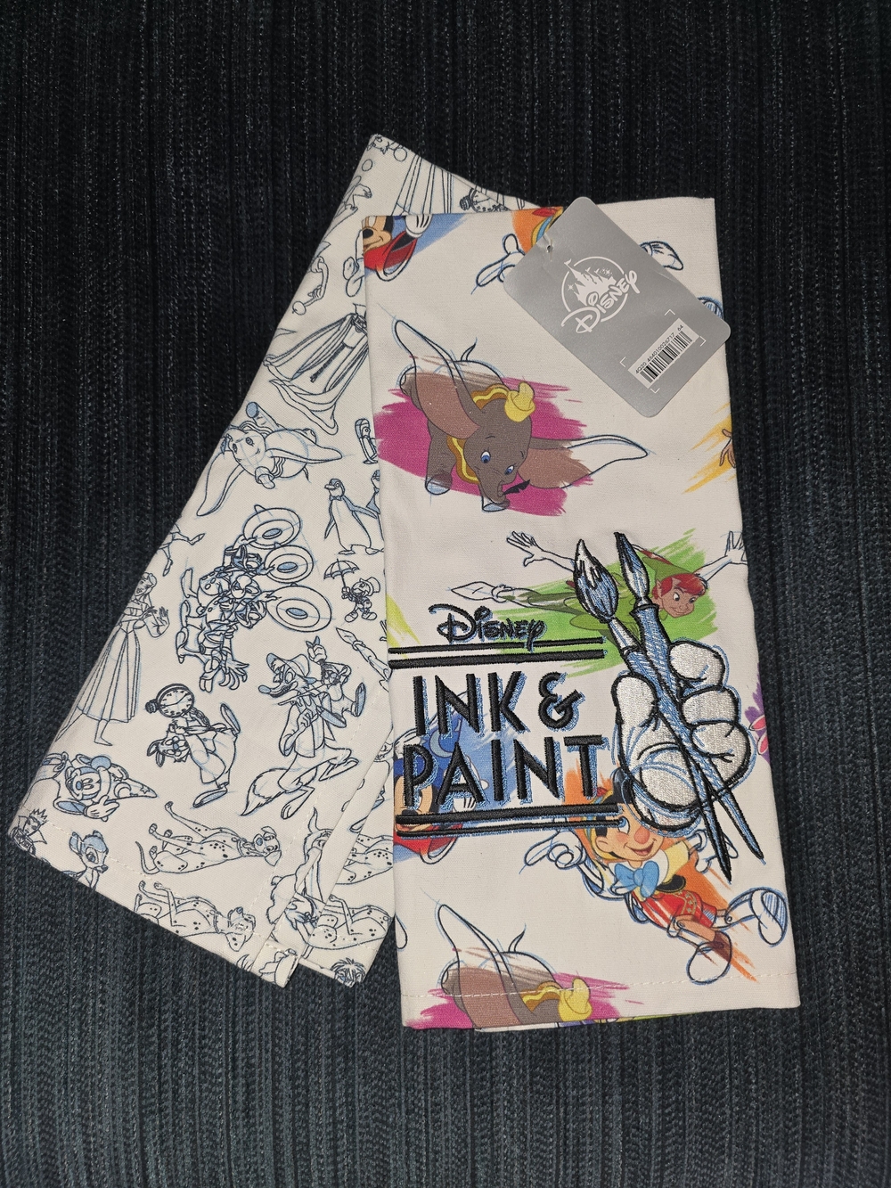 Disney White Ink & Paint Kitchen Towel Set